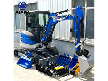 Mini escavadeira novo Shandong Rippa Machinery Group Co., Ltd. R32-2 Pro, No tail, Side swing, CE certification, Kubota engin: foto 1