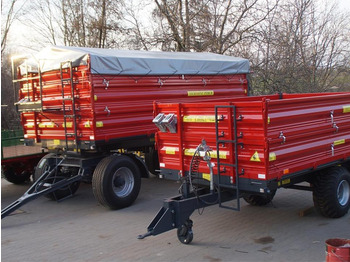 Reboque basculante agrícola novo Techmont Anhänger / Trailer / Remorque / Rimorchio / Прицеп двухоосный бортовой / Przyczepa dwuosiowa PTD16 12 t: foto 3