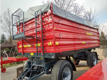 Reboque basculante agrícola novo Techmont Anhänger / Trailer / Remorque / Rimorchio / Прицеп двухоосный бортовой / Przyczepa dwuosiowa PTD16 12 t: foto 5