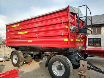 Reboque basculante agrícola novo Techmont Anhänger / Trailer / Remorque / Rimorchio / Прицеп двухоосный бортовой / Przyczepa dwuosiowa PTD16 12 t: foto 4