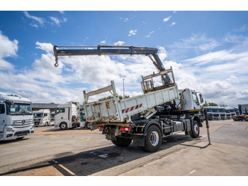 Camião basculante, Camião grua Renault KERAX 370 DXI + TRI BENNE+HIAB 16t/m + 2 EXT: foto 4