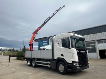 Camião de caixa aberta/ Plataforma SCANIA R 450