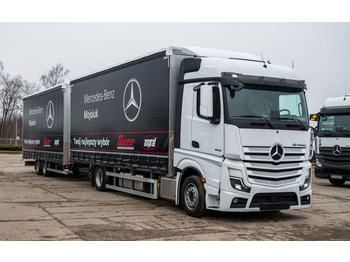 Camião de lona MERCEDES-BENZ Actros 1842