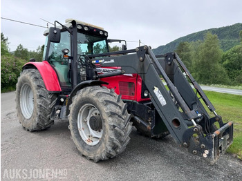 Trator 2004 Massey Ferguson 6480 Dynashift - Frontlaster med hydraulisk redskapslås - Fronthydraulikk - 40 km - Fjærende hytte - tredje funksjon: foto 3