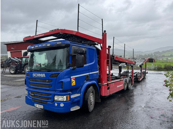 Camião transporte de veículos SCANIA P 450