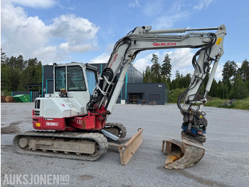 Escavadeira 2018 Takeuchi TB280FR – 8,5-tonns gravemaskin med Side-to-Side Boom, tilt, sentralsmøring og 2 skuffer: foto 5