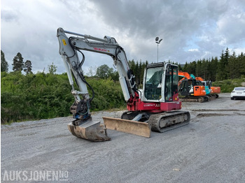 Escavadeira 2018 Takeuchi TB280FR – 8,5-tonns gravemaskin med Side-to-Side Boom, tilt, sentralsmøring og 2 skuffer: foto 2