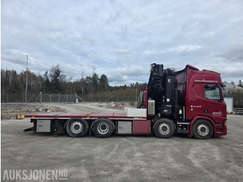 Camião grua 2019 Scania R-serie 580 kranbil / EURO 6 / Topp utstyrt / servicehistorikk / HIAB-kran 858, 80 Tm / Nylig EU: foto 5