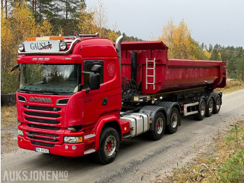 Locação financeira de  2018 Scania R580-V8-6x4-EURO6-260.000km-Tippsemi m/ Langendorf tralle 2018 Scania R580-V8-6x4-EURO6-260.000km-Tippsemi m/ Langendorf tralle: foto 1