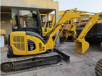 Mini escavadeira Secondhand Machinery Crawler Digger good performance Komatsu Used Excavator PC55MR for sale: foto 3