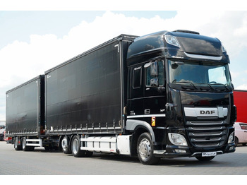 Camião de lona DAF XF 480 / ZESTAW TANDEM / 120 M3 / PRZEJAZDOWY /: foto 4