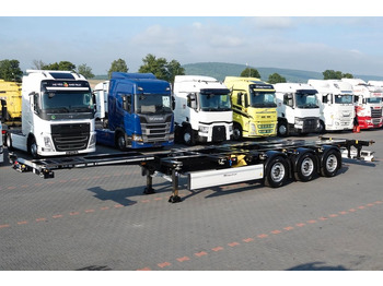 Semi-reboque transportador de contêineres/ Caixa móvel KRONE