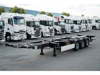 Semi-reboque transportador de contêineres/ Caixa móvel KRONE