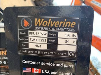 Equipamento para Máquina de construção Wolverine RPR-12-72W: foto 4 Equipamento para Máquina de construção Wolverine RPR-12-72W: foto 4