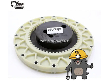 Embreagem e peças High quality Excavator pile parts  flywheel nylon flange crankshaft coupling assembly 05615078: foto 4