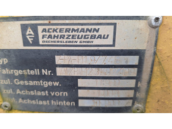 Reboque de lona Ackermann 2 Achser Plane Spriegel: foto 4