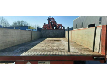 Camião de caixa aberta/ Plataforma, Camião grua MAN ME18.284 mit Kran Not Aus Hiab 122B: foto 5