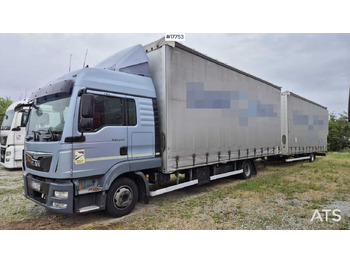 Camião de lona MAN TGL 8.250