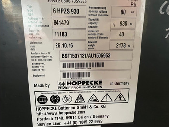 Bateria automotiva para Equipamento de movimentação Hoppecke 80V   6 HPZS 930: foto 2