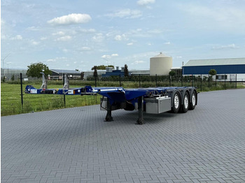 Semi-reboque transportador de contêineres/ Caixa móvel D-Tec FLEXITRAILER GESCOPEERD, 20, 40 FT, MULTI UITSCHUIFBAAR, 1 LIFTAS.: foto 2