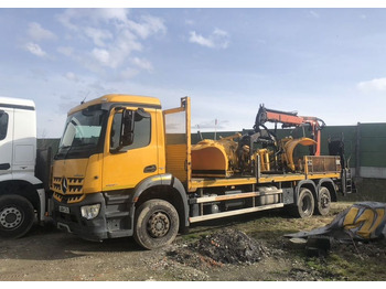 Camião de caixa aberta/ Plataforma Mercedes-Benz Arocs 2527 6x2 HDS atlas 105.2-2AL skrzynia: foto 2