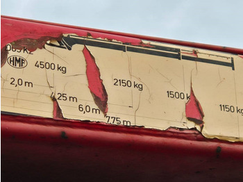 Camião grua Volvo FL 614 // HMF1065 K2 grab/Rotor // Steelsupension: foto 5