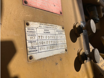 Pá carregadoras de rastos CATERPILLAR 953
