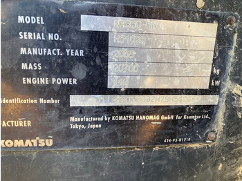 Pá carregadora de rodas KOMATSU WA380