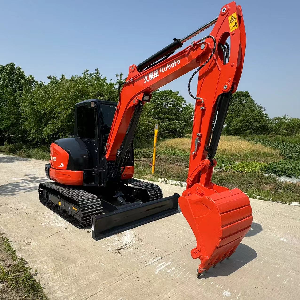 Mini escavadeira KUBOTA