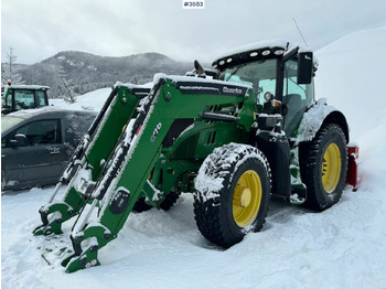 Trator 2016 John Deere 6175R 4x4 w/ front loader: foto 4