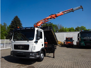 Camião basculante, Camião grua MAN 12.220 TGS + Atlas 85.2 Kran 4x2: foto 5