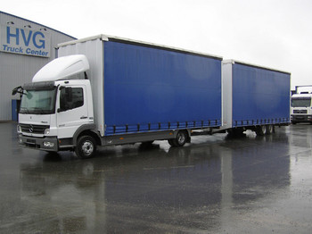 Carrinha de lona Mercedes-Benz 822 Atego Jumbo Mautkiller: foto 1
