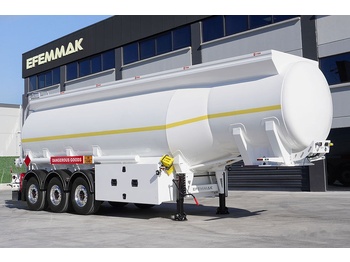 Semi-reboque cisterna para transporte de combustível novo EFEMMAK E.FAST.GN.38.5 ADR Aluminum Fuel Trailer: foto 4