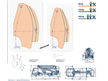Caminhão com plataforma aérea novo Oil&Steel Snake 2612 Plus podnośnik koszowy 26 m zamontowany na Nissan Cabstar: foto 3