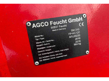 Gadanheira Fella SM 310 FP-KC CC Schijvenmaaier weidebouwmachines: foto 3