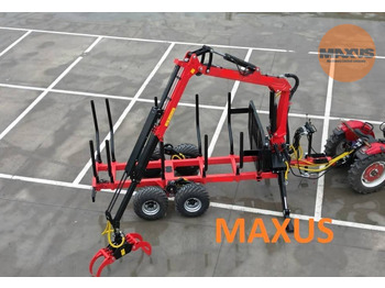 Reboque florestal novo Maxus MAXUS 1400 Forstanhänger + Kran 780: foto 3
