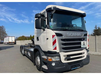 Camião polibenne Scania R410 Hakowiec MEILLER RK20 65: foto 3 Camião polibenne Scania R410 Hakowiec MEILLER RK20 65: foto 3