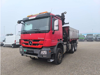 Camião basculante, Camião grua Mercedes-Benz ACTROS 3355 V8 6X6 HIAB 211 EP-5 HIPRO: foto 3