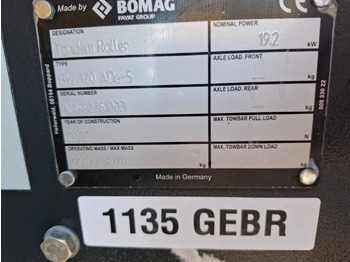 Rolo BOMAG DE BW 120 ADe-5: foto 2