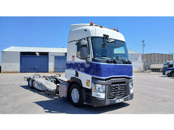 Camião transporte de veículos para transporte de máquinas pesadas RENAULT T 520: foto 2