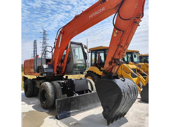Escavadeira Used Japan Original Brand  Hitachi Zx 130w Wheel Excavator  Hitachi Zx120 130  200 Excavator for Sale: foto 2