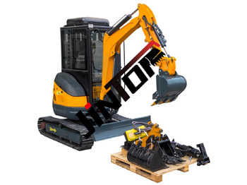 Mini escavadeira Crawler Steel Track 2500kg 2.5Ton Excavator with Closed Cabin: foto 3