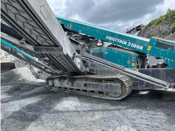 Peneira vibratória POWERSCREEN