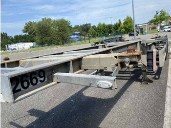 Semi-reboque transportador de contêineres/ Caixa móvel