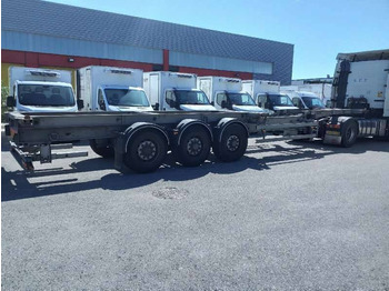 Semi-reboque transportador de contêineres/ Caixa móvel