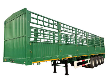 Semi-reboque transporte de gado para transporte de animais novo TITAN 4 Axle 80 Ton Livestock Semi Trailer for Sale In Sudan: foto 4 Semi-reboque transporte de gado para transporte de animais novo TITAN 4 Axle 80 Ton Livestock Semi Trailer for Sale In Sudan: foto 4