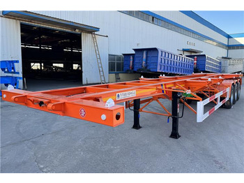 Semi-reboque chassi para transporte de contêineres novo TITAN Tri Axle Skeletal Trailer for Sale In Uganda: foto 2