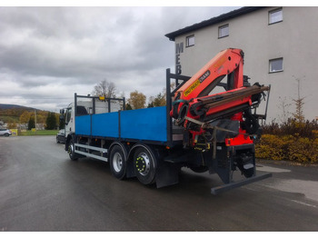 Camião de caixa aberta/ Plataforma, Camião grua Renault Gama D 26.320 skrzynia hds palfinger PK15500: foto 4