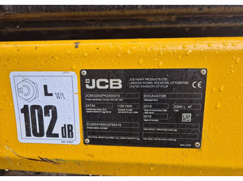 Escavadora de rastos JCB 220XLC: foto 2