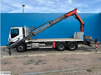 Camião de caixa aberta/ Plataforma, Camião grua Iveco Trakker 360 6x4, EURO 6, Palfinger, Remote: foto 3 Camião de caixa aberta/ Plataforma, Camião grua Iveco Trakker 360 6x4, EURO 6, Palfinger, Remote: foto 3